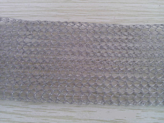 316 Gas Liquid Filter Stainless Steel Knitted Wire Mesh For Demister Pad