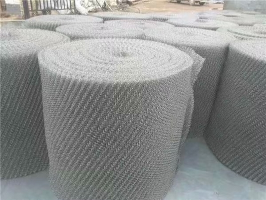 Gas Liquid Filter Stainless Steel Knitted Wire Mesh 0.3mm - 5.0mm Wire Gauge
