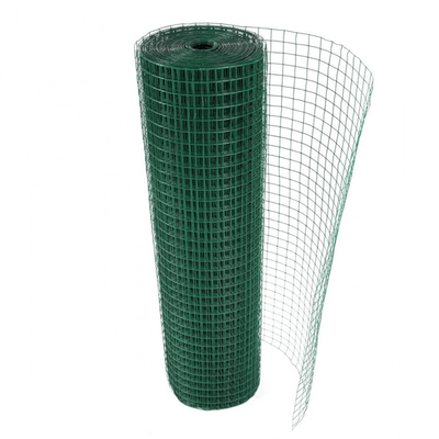 PVC Coated After Coated Green Welded Steel Wire Fabric Roll Galvanized 1/2 X 1/2 X 1.5mm