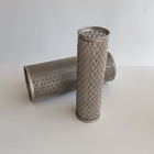 Perforated Cylindrical Extruder Screen Mesh With Spot Welded Or Alloy Border Edge