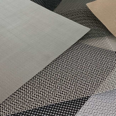 SS304 SS316 SS316L Stainless Steel Woven Mesh Plain Twilled Weave Wire Mesh